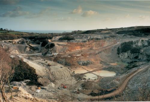 Bodelva china clay pit